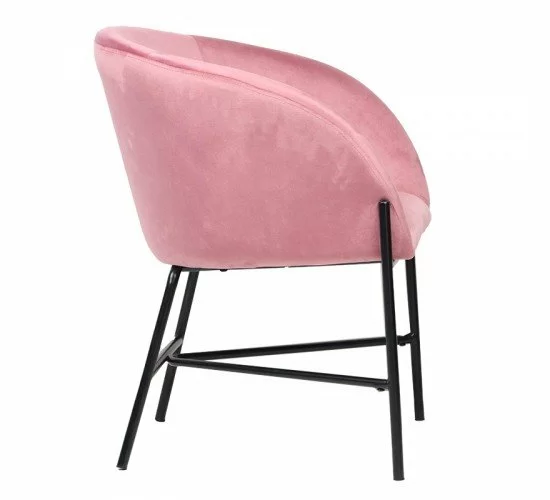 Πολυθρόνα Julia βελούδο ροζ 61x57x74εκ Υλικό: FABRIC - WOOD - METAL 222-000018 Πολυθρόνα Julia βελούδο ροζ 61x57x74εκ Υλικό: FABRIC - WOOD - METAL 222-000018