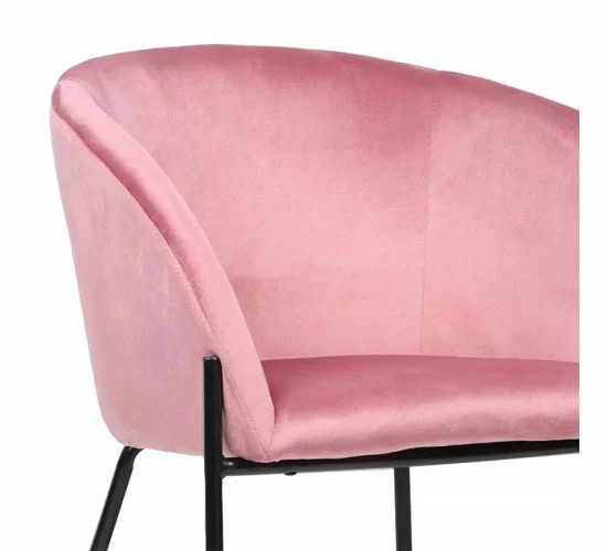 Πολυθρόνα Julia βελούδο ροζ 61x57x74εκ Υλικό: FABRIC - WOOD - METAL 222-000018 Πολυθρόνα Julia βελούδο ροζ 61x57x74εκ Υλικό: FABRIC - WOOD - METAL 222-000018