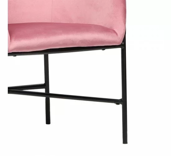 Πολυθρόνα Julia βελούδο ροζ 61x57x74εκ Υλικό: FABRIC - WOOD - METAL 222-000018 Πολυθρόνα Julia βελούδο ροζ 61x57x74εκ Υλικό: FABRIC - WOOD - METAL 222-000018