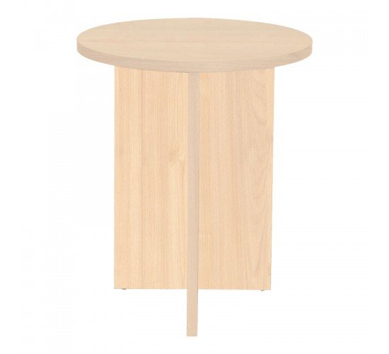 Βοηθητικό τραπέζι Camila φυσικό Φ40x48εκ Υλικό: MELAMINE E1 225-000022