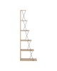 Βιβλιοθήκη mini Tars sonoma-μαύρο 50x22x150εκ Υλικό: E1 MELAMINE PB BOARD M16. METAL 225-000026 Βιβλιοθήκη mini Tars sonoma-μαύρο 50x22x150εκ Υλικό: E1 MELAMINE PB BOARD M16. METAL 225-000026