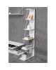 Βιβλιοθήκη mini Tars λευκό 50x22x150εκ Υλικό: E1 MELAMINE PB BOARD M16. METAL 225-000028 Βιβλιοθήκη mini Tars λευκό 50x22x150εκ Υλικό: E1 MELAMINE PB BOARD M16. METAL 225-000028