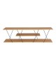 Έπιπλο τηλεόρασης Tars sonoma-μαύρο 120x30x33εκ Υλικό: E1 MELAMINE PB BOARD M16. METAL 225-000029 Έπιπλο τηλεόρασης Tars sonoma-μαύρο 120x30x33εκ Υλικό: E1 MELAMINE PB BOARD M16. METAL 225-000029