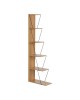 Βιβλιοθήκη mini Tars sonoma-μαύρο 130x22x146εκ Υλικό: E1 MELAMINE PB BOARD M16. METAL 225-000040 Βιβλιοθήκη mini Tars sonoma-μαύρο 130x22x146εκ Υλικό: E1 MELAMINE PB BOARD M16. METAL 225-000040