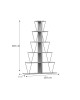 Βιβλιοθήκη mini Tars sonoma-μαύρο 130x22x146εκ Υλικό: E1 MELAMINE PB BOARD M16. METAL 225-000040 Βιβλιοθήκη mini Tars sonoma-μαύρο 130x22x146εκ Υλικό: E1 MELAMINE PB BOARD M16. METAL 225-000040