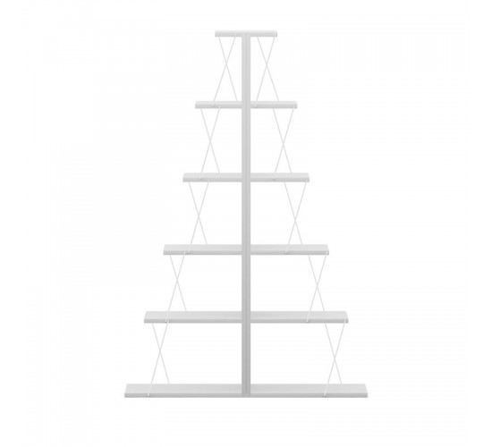 Βιβλιοθήκη mini Tars λευκό 130x22x146εκ Υλικό: E1 MELAMINE PB BOARD M16. METAL 225-000042 Βιβλιοθήκη mini Tars λευκό 130x22x146εκ Υλικό: E1 MELAMINE PB BOARD M16. METAL 225-000042