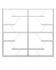 Βιβλιοθήκη Tars γκρι-λευκό 168x24x157εκ Υλικό: E1 MELAMINE PB BOARD M16. METAL 225-000045 Βιβλιοθήκη Tars γκρι-λευκό 168x24x157εκ Υλικό: E1 MELAMINE PB BOARD M16. METAL 225-000045