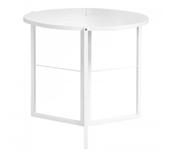Τραπέζι Talen σε λευκή απόχρωση Φ80x74εκ Υλικό: METAL - PB - MELAMINE 225-000059 Τραπέζι Talen σε λευκή απόχρωση Φ80x74εκ Υλικό: METAL - PB - MELAMINE 225-000059