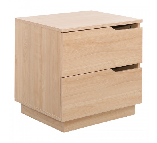 Κομοδίνο Verena I σε φυσική απόχρωση 48x40x48εκ 225-000080