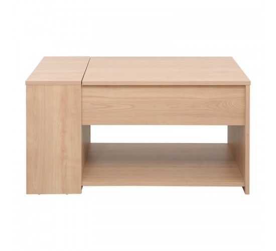 Τραπέζι σαλονιού Aravis πολυμορφικό σε φυσική απόχρωση 80x60x42εκ 225-000085