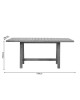 Τραπέζι Malibu μασίφ ξύλο ακακίας 170x90x75.5εκ Υλικό: FSC ACACIA 228-000006