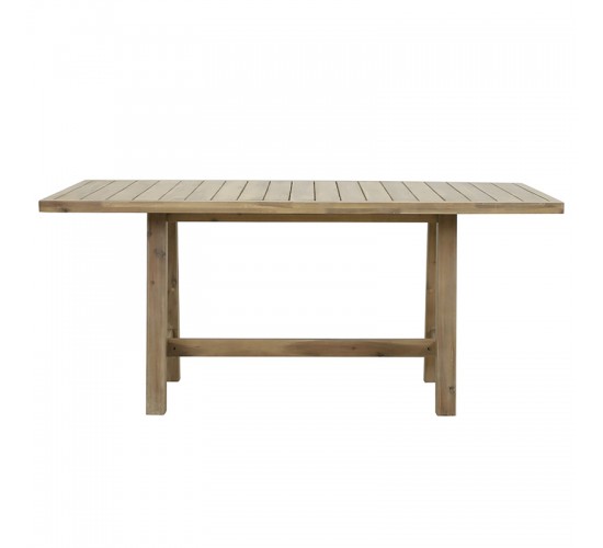 Τραπέζι Malibu μασίφ ξύλο ακακίας 170x90x75.5εκ Υλικό: FSC ACACIA 228-000006