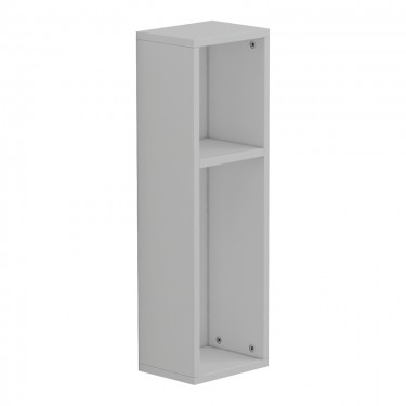 Ραφιέρα-κομοδίνο τοίχου Racks σε λευκή απόχρωση 20x15x65εκ Υλικό: CHIPBOARD - MELAMINE 230-000044