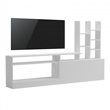 Σύνθετο σαλονιού Seruno λευκό 170x25x100εκ Υλικό: MELAMINE 230-000067