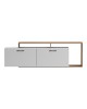 Έπιπλο τηλεόρασης Tobler σε oak- λευκή απόχρωση 170x40x53εκ Υλικό: MELAMINE 230-000070 Έπιπλο τηλεόρασης Tobler σε oak- λευκή απόχρωση 170x40x53εκ Υλικό: MELAMINE 230-000070