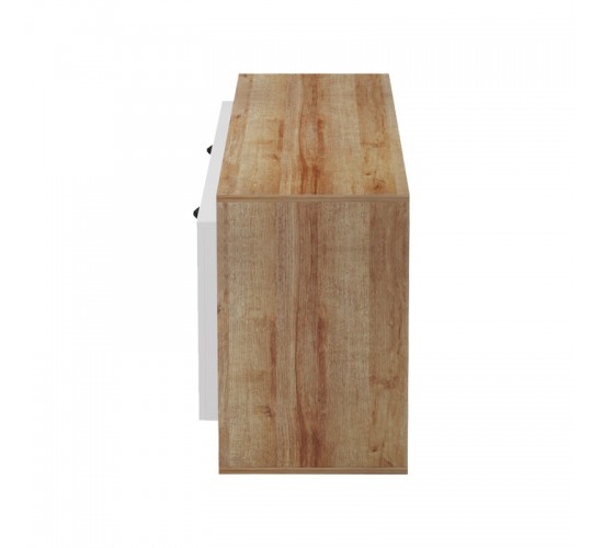 Έπιπλο τηλεόρασης Tobler σε oak- λευκή απόχρωση 170x40x53εκ Υλικό: MELAMINE 230-000070 Έπιπλο τηλεόρασης Tobler σε oak- λευκή απόχρωση 170x40x53εκ Υλικό: MELAMINE 230-000070