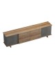 Έπιπλο τηλεόρασης Zafore σε oak-καφέ antique απόχρωση 180x33x50εκ Υλικό: MELAMINE 230-000072 Έπιπλο τηλεόρασης Zafore σε oak-καφέ antique απόχρωση 180x33x50εκ Υλικό: MELAMINE 230-000072