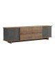 Έπιπλο τηλεόρασης Zafore σε oak-καφέ antique απόχρωση 180x33x50εκ Υλικό: MELAMINE 230-000072 Έπιπλο τηλεόρασης Zafore σε oak-καφέ antique απόχρωση 180x33x50εκ Υλικό: MELAMINE 230-000072