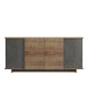 Μπουφές Zafore σε oak - καφέ antique απόχρωση 180x45x80εκ Υλικό: MELAMINE 230-000074 Μπουφές Zafore σε oak - καφέ antique απόχρωση 180x45x80εκ Υλικό: MELAMINE 230-000074