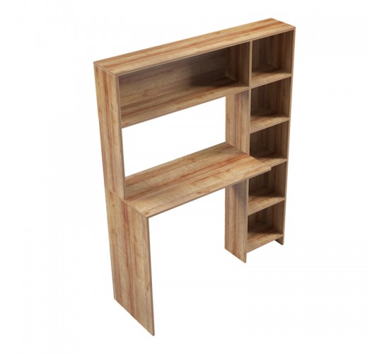 Γραφείο με βιβλιοθήκη Janson σε oak απόχρωση 113.2x40x141.8εκ Υλικό: PB 230-000082