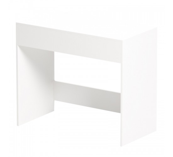 Κονσόλα-τουαλέτα κρεβατοκάμαρας Artemisia σε λευκή απόχρωση 90x45x76.8εκ Υλικό: PB 230-000083