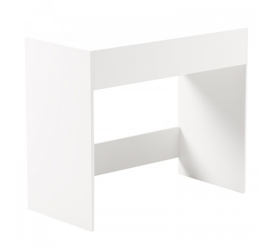 Κονσόλα-τουαλέτα κρεβατοκάμαρας Artemisia σε λευκή απόχρωση 90x45x76.8εκ Υλικό: PB 230-000083