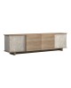 Έπιπλο τηλεόρασης Zafore sonoma- γκρι μπεζ όψη μαρμάρου 180x33x50εκ Υλικό: MELAMINE 230-000125
