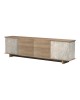 Έπιπλο τηλεόρασης Zafore sonoma- γκρι μπεζ όψη μαρμάρου 180x33x50εκ Υλικό: MELAMINE 230-000125