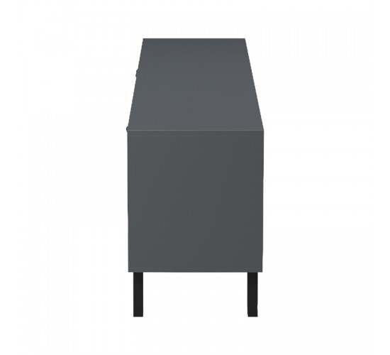 Έπιπλο τηλεόρασης Tuscany sonoma-ανθρακί 180x41x51εκ Υλικό: 15mm Melamine Board -Solid wood legs 230-000131