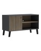 Έπιπλο τηλεόρασης Tuscany sonoma-ανθρακί 100x40x51εκ Υλικό: 15mm Melamine Board -Solid wood legs 230-000132