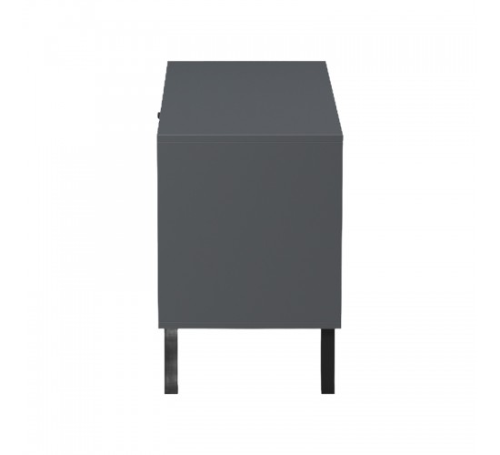 Έπιπλο τηλεόρασης Tuscany sonoma-ανθρακί 100x40x51εκ Υλικό: 15mm Melamine Board -Solid wood legs 230-000132