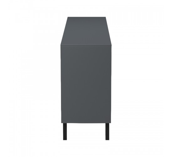 Μπουφές Tuscany sonoma-ανθρακί 180x40x78.6εκ Υλικό: 15mm Melamine Board -Solid wood legs 230-000133