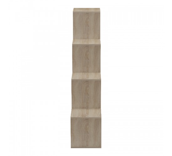 Βιβλιοθήκη Scala sonoma 129.5x29x129.5εκ Υλικό: 15mm Melamine Board 230-000147