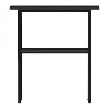 Κονσόλα Solain μαύρο εφε μαρμάρου-μαύρο μέταλλο 79x29x85εκ Υλικό: 15MM MELANMINE BOARD - 25*25MM STEEL TUBE 230-000159