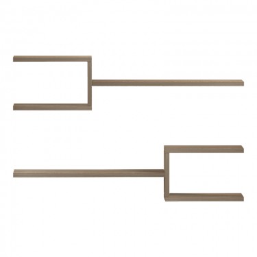 Ραφιέρα τοίχου Galler sonoma 79x19.5x18εκ Υλικό: MELAMINE15mm 230-000166