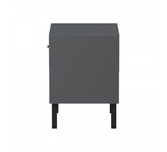 Κομοδίνο Tuscany sonoma-ανθρακί 40x40x55εκ Υλικό: 15mm MELAMINE 230-000176