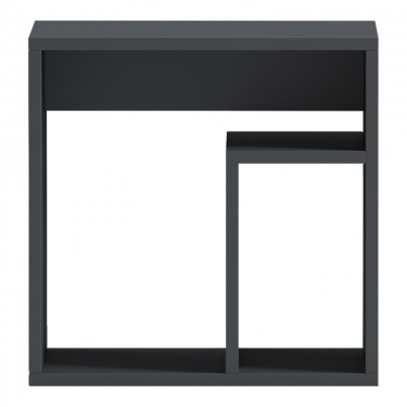 Βοηθητικό τραπέζι Doublo ανθρακί 40x35x40εκ Υλικό: 15mm MELAMINE 230-000184
