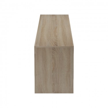 Έπιπλο τηλεόρασης Liner sonoma-λευκό 210x40x50εκ Υλικό: 15MM MELAMINE BOARD 230-000191