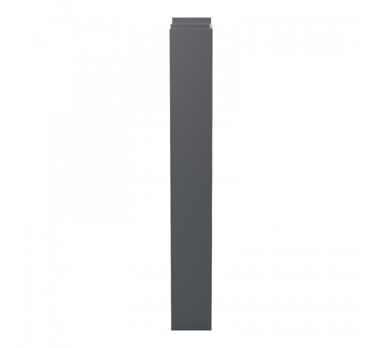 Βιβλιοθήκη Corpus ανθρακί-sonoma 61x22x162εκ Υλικό: 15mm Melamine Board 230-000221