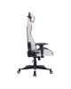 Καρέκλα γραφείου gaming Mazol pu μαύρο-λευκό 66x56x135εκ Υλικό: PU - FOAM - PP 232-000009