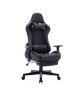 Καρέκλα γραφείου gaming Zeldo pu μαύρο 66x56x135εκ Υλικό: PU - FOAM - PP 232-000010