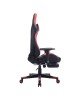 Καρέκλα γραφείου gaming Zeldo pu μαύρο-κόκκινο 66x56x135εκ Υλικό: PU - FOAM - PP 232-000011