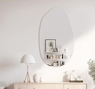 Καθρέπτης Frameless 2 50x1.2x85εκ Υλικό: CLIPBOARD WITH MELAMINE COATING 233-000009