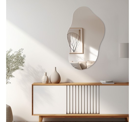 Καθρέπτης Ιrregular 2 35x1x60εκ Υλικό: CLIPBOARD WITH MELAMINE COATING 233-000011