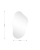 Καθρέπτης Ιrregular 2 35x1x60εκ Υλικό: CLIPBOARD WITH MELAMINE COATING 233-000011