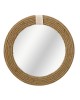 Καθρέπτης Rope φυσικό 60x2x60εκ Υλικό: CLIPBOARD WITH MELAMINE COATING 233-000015