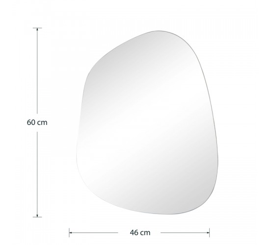Καθρέπτης Ιrregular 4 46x1x60εκ Υλικό: MDF - GLASS 233-000021 Καθρέπτης Ιrregular 4 46x1x60εκ Υλικό: MDF - GLASS 233-000021