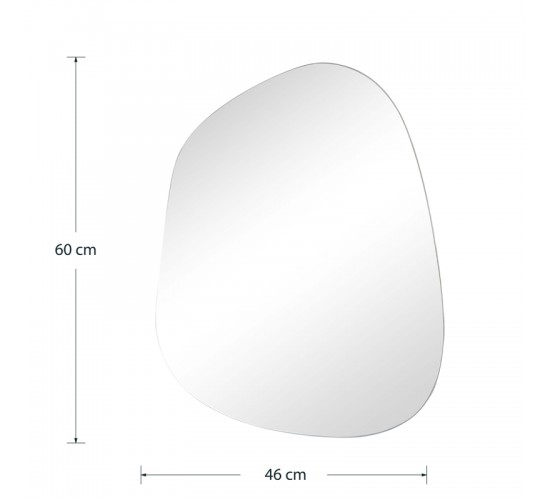 Καθρέπτης Ιrregular 4 46x1x60εκ Υλικό: MDF - GLASS 233-000021