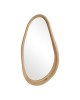 Καθρέπτης οβάλ Baloa mdf σε φυσική απόχρωση 44x4x80εκ Υλικό: MDF - GLASS 233-000038