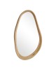 Καθρέπτης οβάλ Baloa mdf σε φυσική απόχρωση 44x4x80εκ Υλικό: MDF - GLASS 233-000038